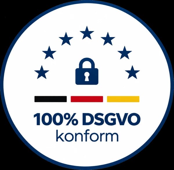 Siegel: 100 % DSGVO-konform